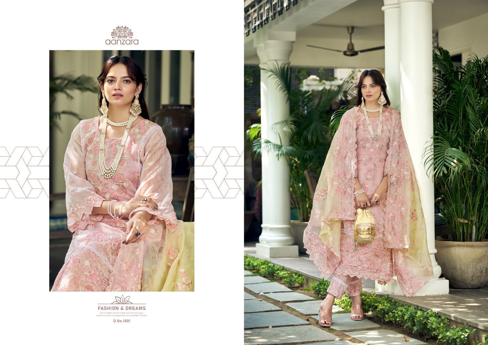 Anaisha By Aanzara Embroidery Designer Salwar Suits